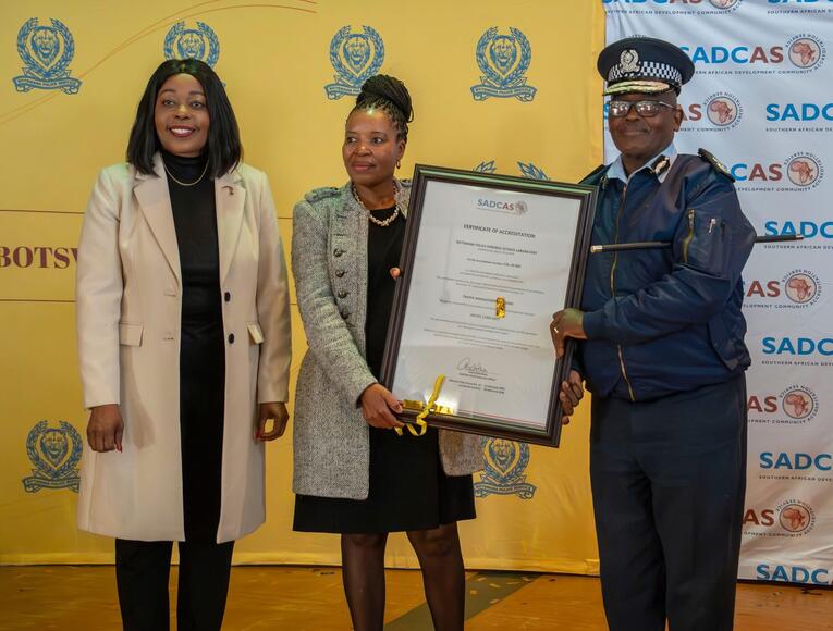 𝐒𝐀𝐃𝐂𝐀𝐒 𝐆𝐑𝐀𝐍𝐓𝐒 𝐁𝐎𝐓𝐒𝐖𝐀𝐍𝐀 𝐏𝐎𝐋𝐈𝐂𝐄 𝐒𝐄𝐑𝐕𝐈𝐂𝐄 𝐅𝐎𝐑𝐄𝐍𝐒𝐈𝐂 𝐒𝐂𝐈𝐄𝐍𝐂𝐄 𝐋𝐀𝐁𝐎𝐑𝐀𝐓𝐎𝐑𝐘 𝐀𝐂𝐂𝐑𝐄𝐃𝐈𝐓𝐀𝐓𝐈𝐎𝐍 𝐒𝐓𝐀𝐓𝐔𝐒 𝐓𝐎 𝐈𝐒𝐎/𝐈𝐄𝐂 𝟏𝟕𝟎𝟐𝟓:𝟐𝟎𝟏𝟕